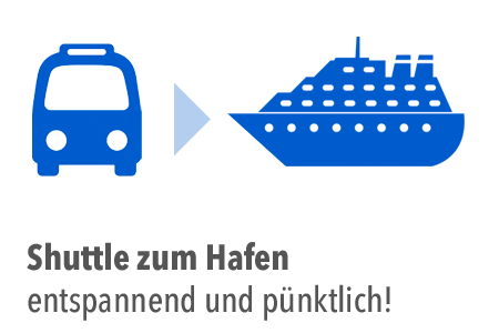 Shuttle-Transfer zum Hafen